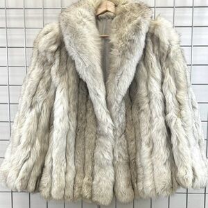 Genuine Vintage Blue Fox Fur coat